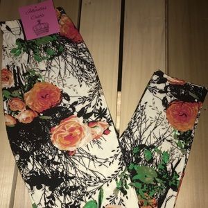 Leggings Coral Fields One Size Buttery Soft New